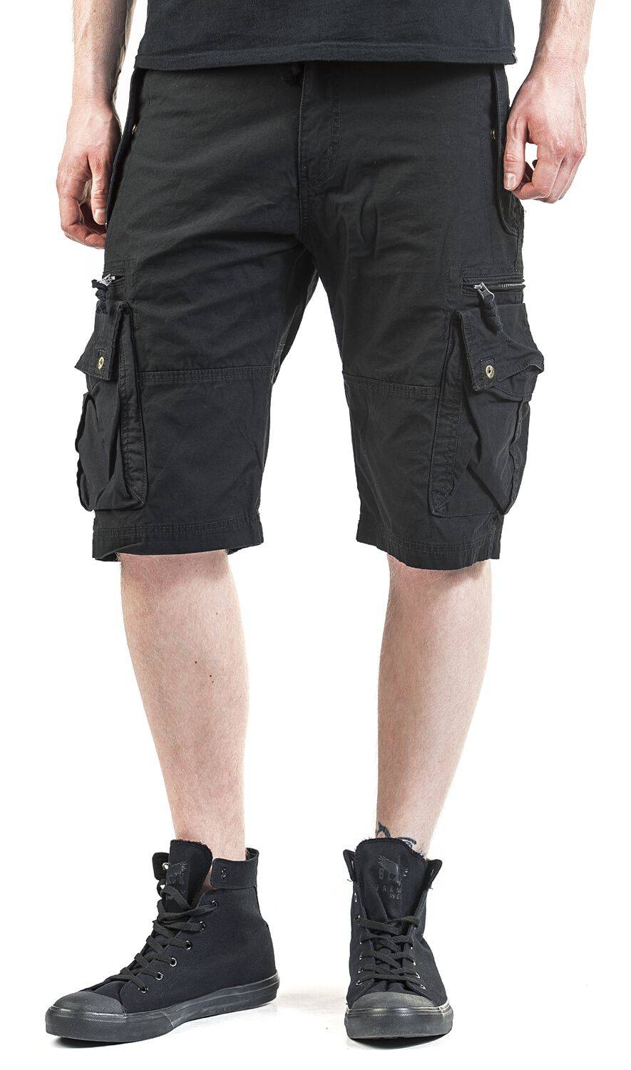 EMP "Gandor Short" Short Schwarz Von Vintage Industries