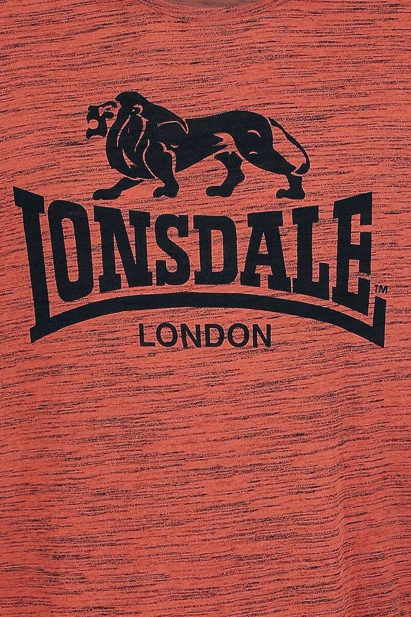 EMP "Gargrave" T-Shirt Orange/schwarz Von Lonsdale London