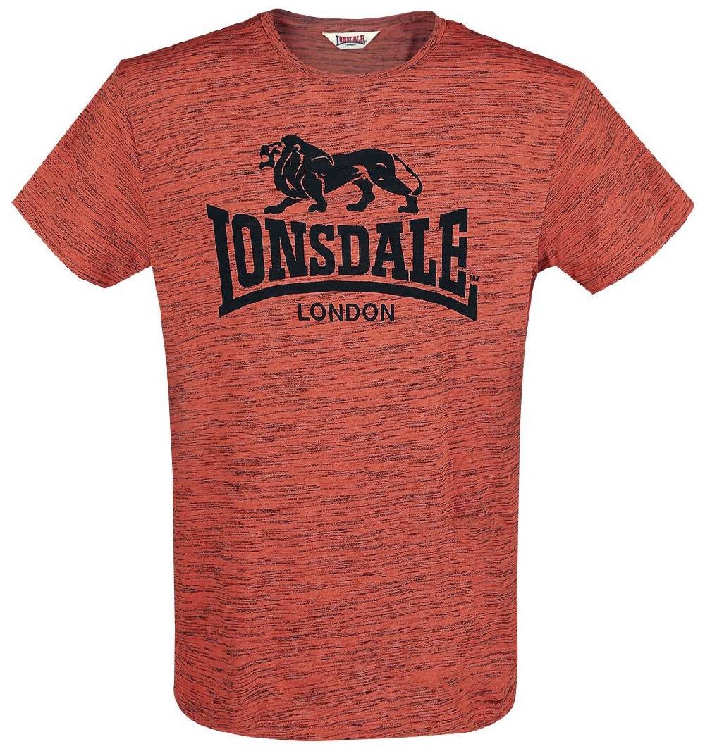 EMP "Gargrave" T-Shirt orange/schwarz von Lonsdale London