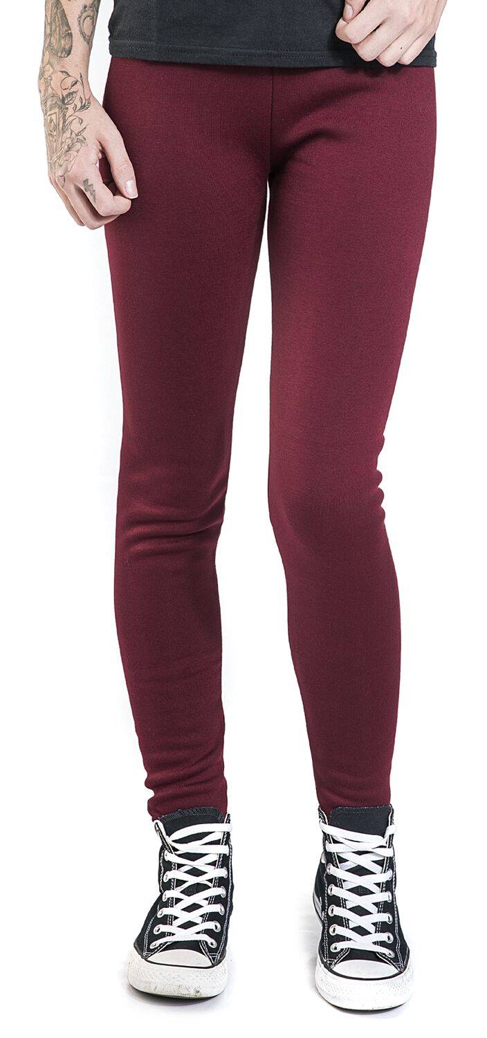 EMP "Gefütterte Winterleggings" Leggings Rot Von Ocultica