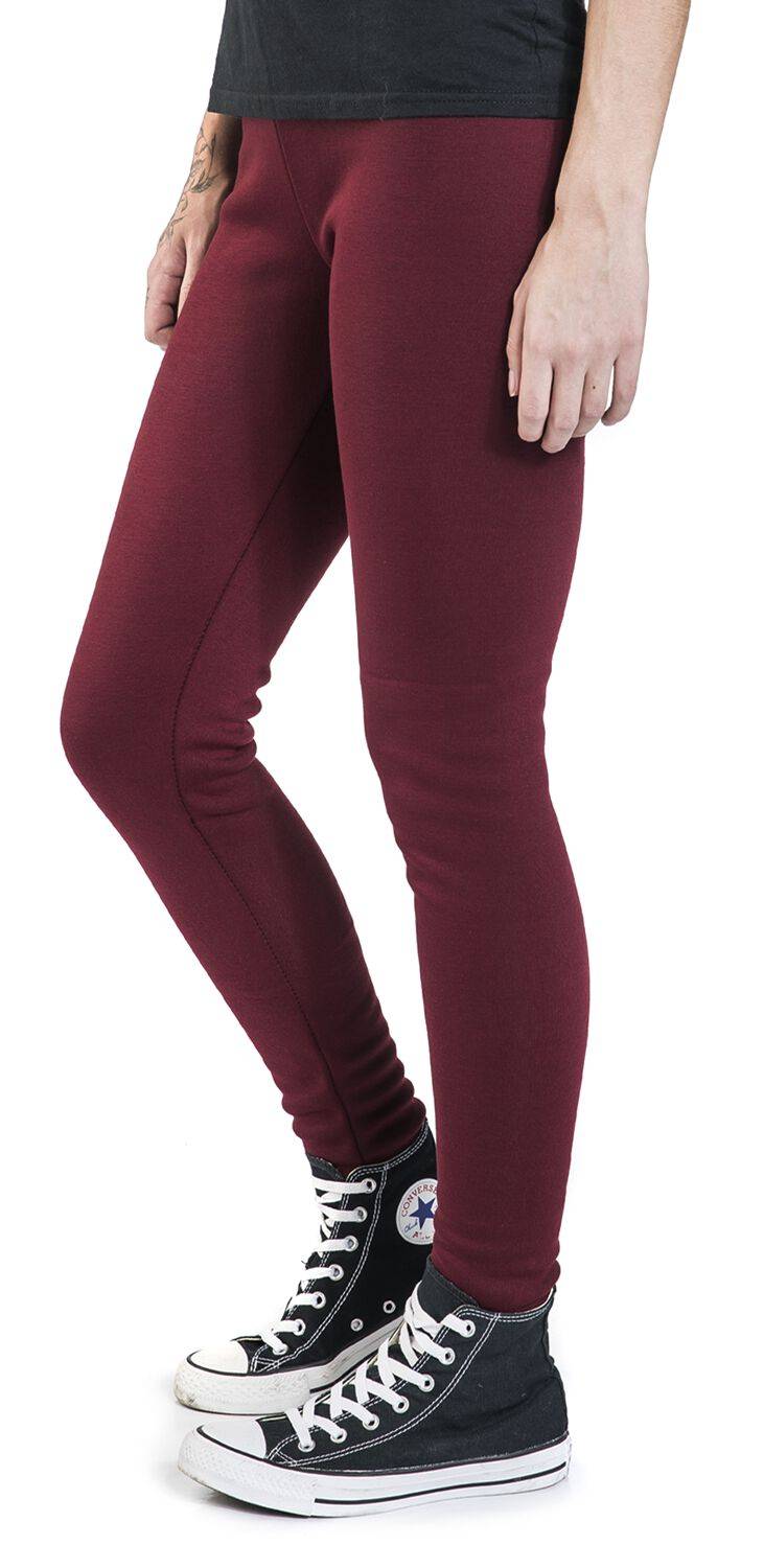 EMP "Gefütterte Winterleggings" Leggings Rot Von Ocultica