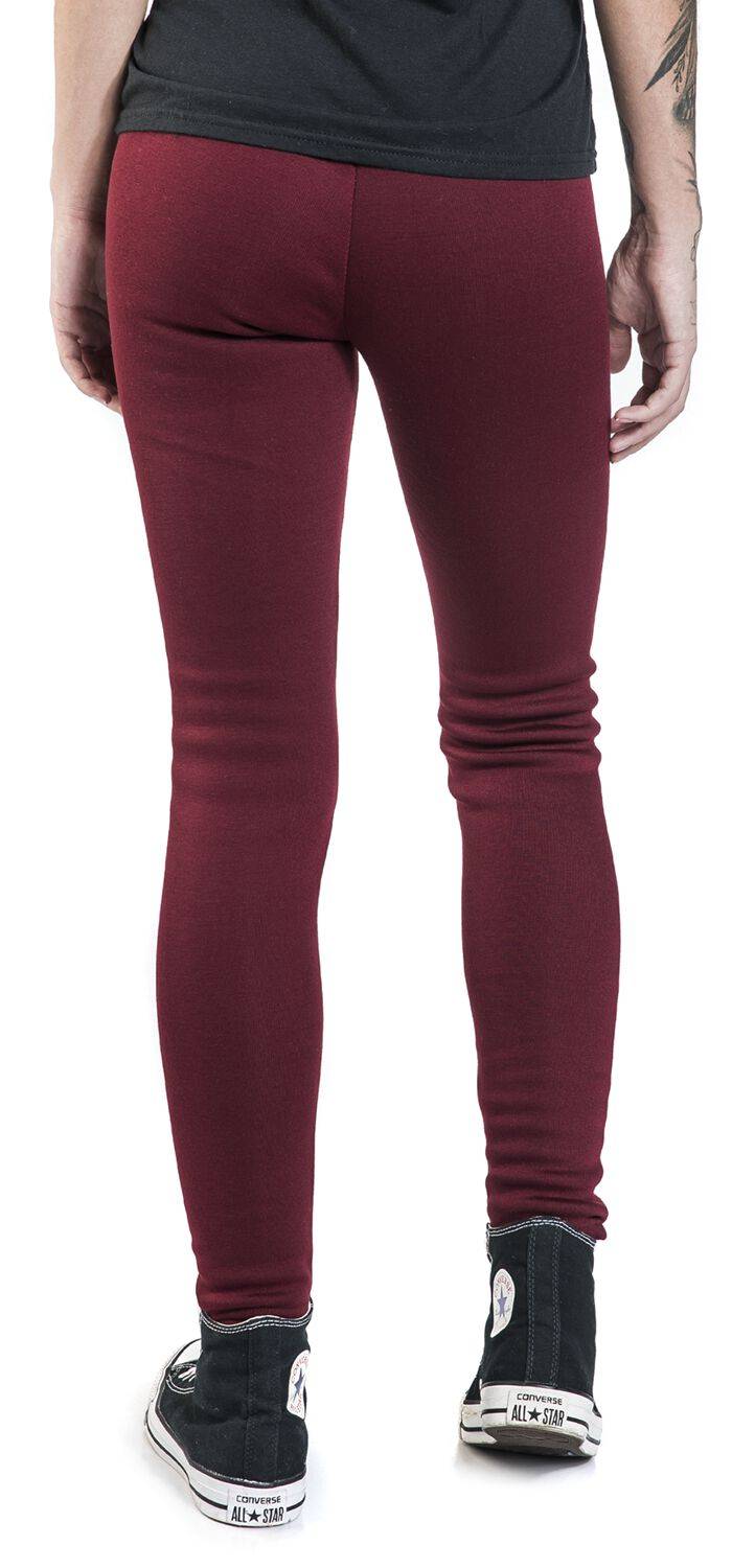 EMP "Gefütterte Winterleggings" Leggings Rot Von Ocultica