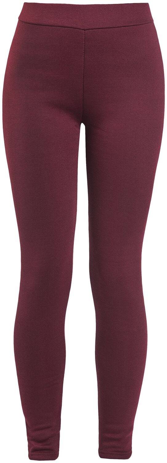EMP "Gefütterte Winterleggings" Leggings rot von Ocultica