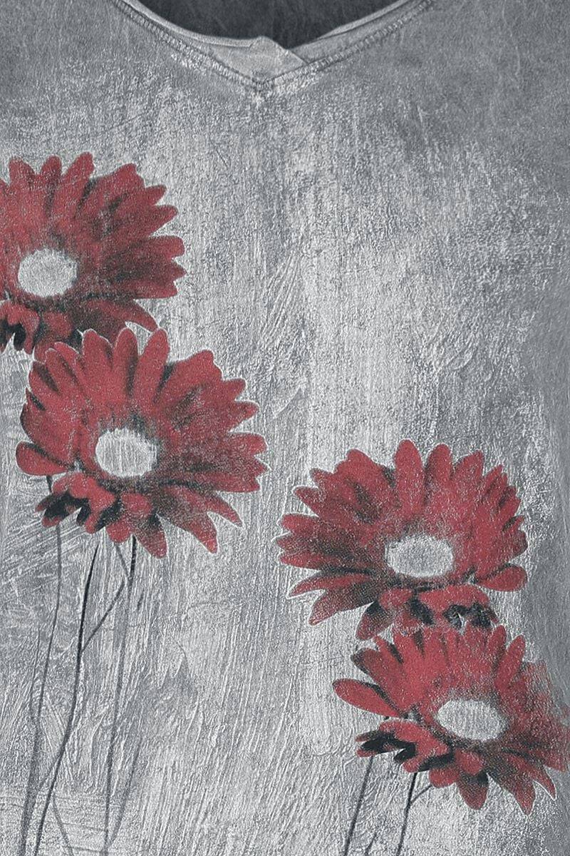 EMP "Gerbera Magic Day" T-Shirt Grau Von Outer Vision