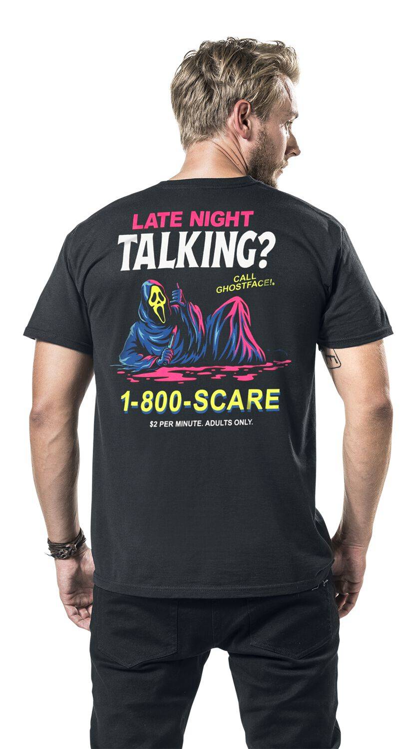 EMP "Ghostface - Late Night Talking?" T-Shirt Schwarz Von Scream (Film)