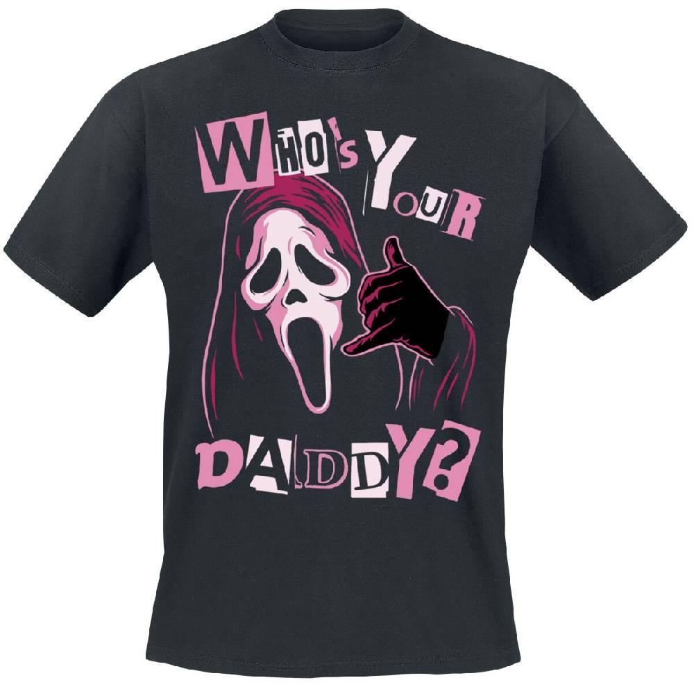 EMP "Ghostface - Who`s Your Daddy?" T-Shirt schwarz von Scream (Film)