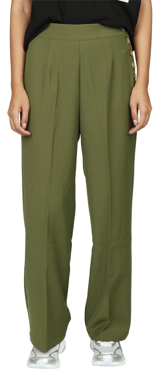 EMP "Ginger Swing Trousers" Stoffhose Grün Von Hell Bunny