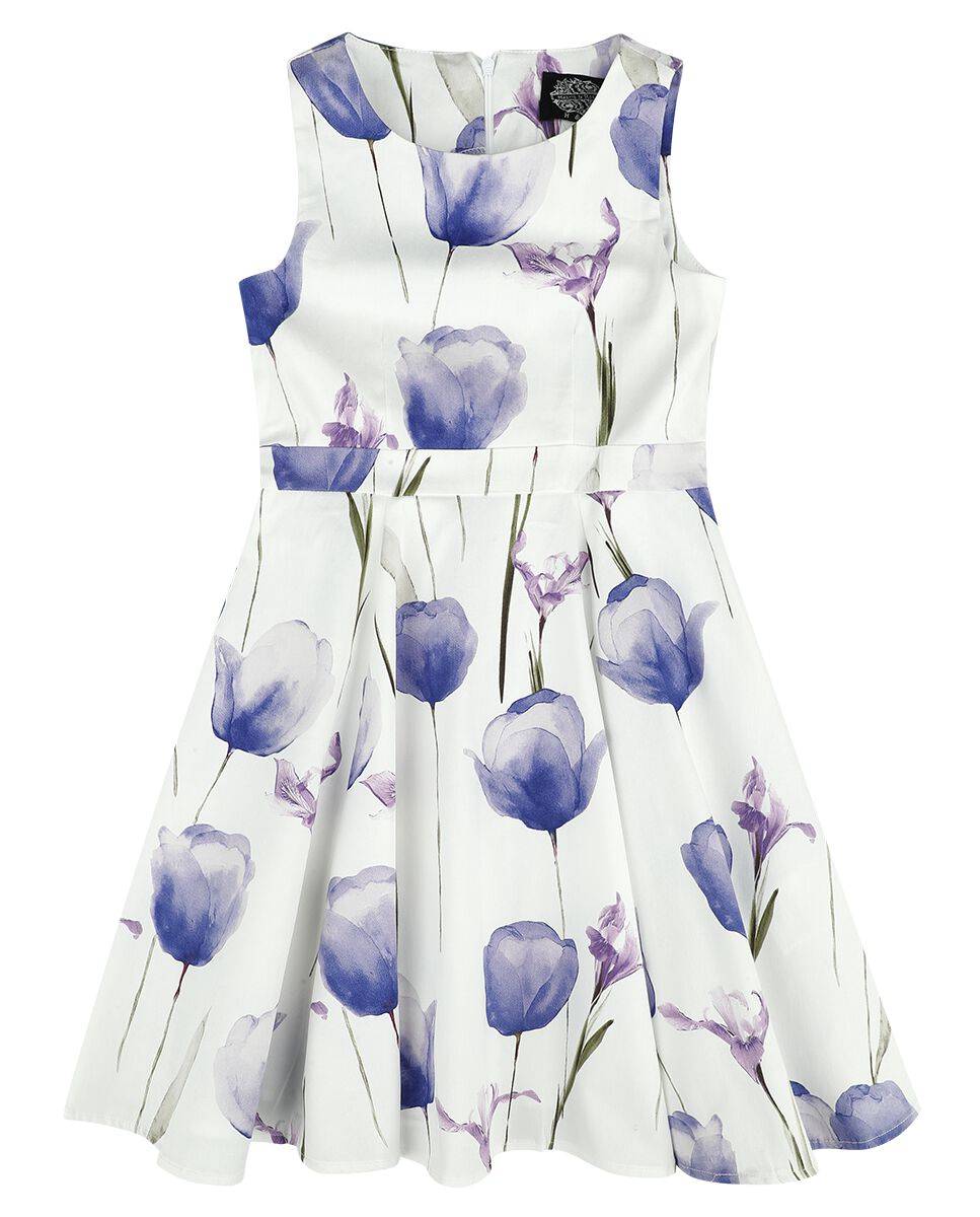 EMP "Girls Flower Tea Dress" Kleid weiß/lila von H&R London