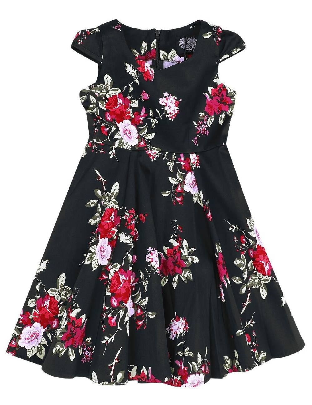 EMP "Girls Royal Ballet Tea Dress" Kleid schwarz/multicolor von H&R London