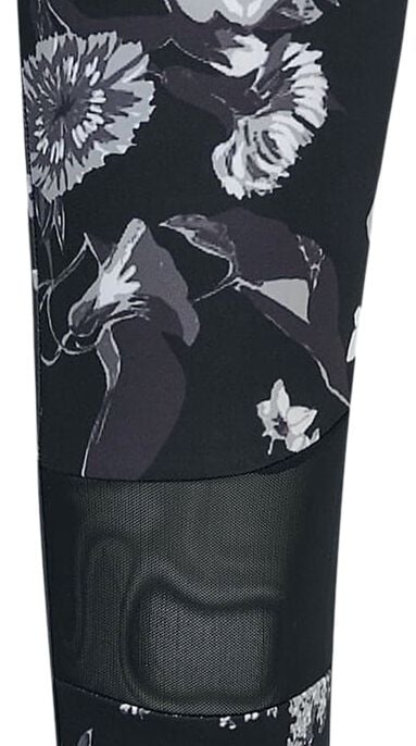 EMP "Girls Tech Mesh AOP Leggings" Leggings Schwarz Von Urban Classics
