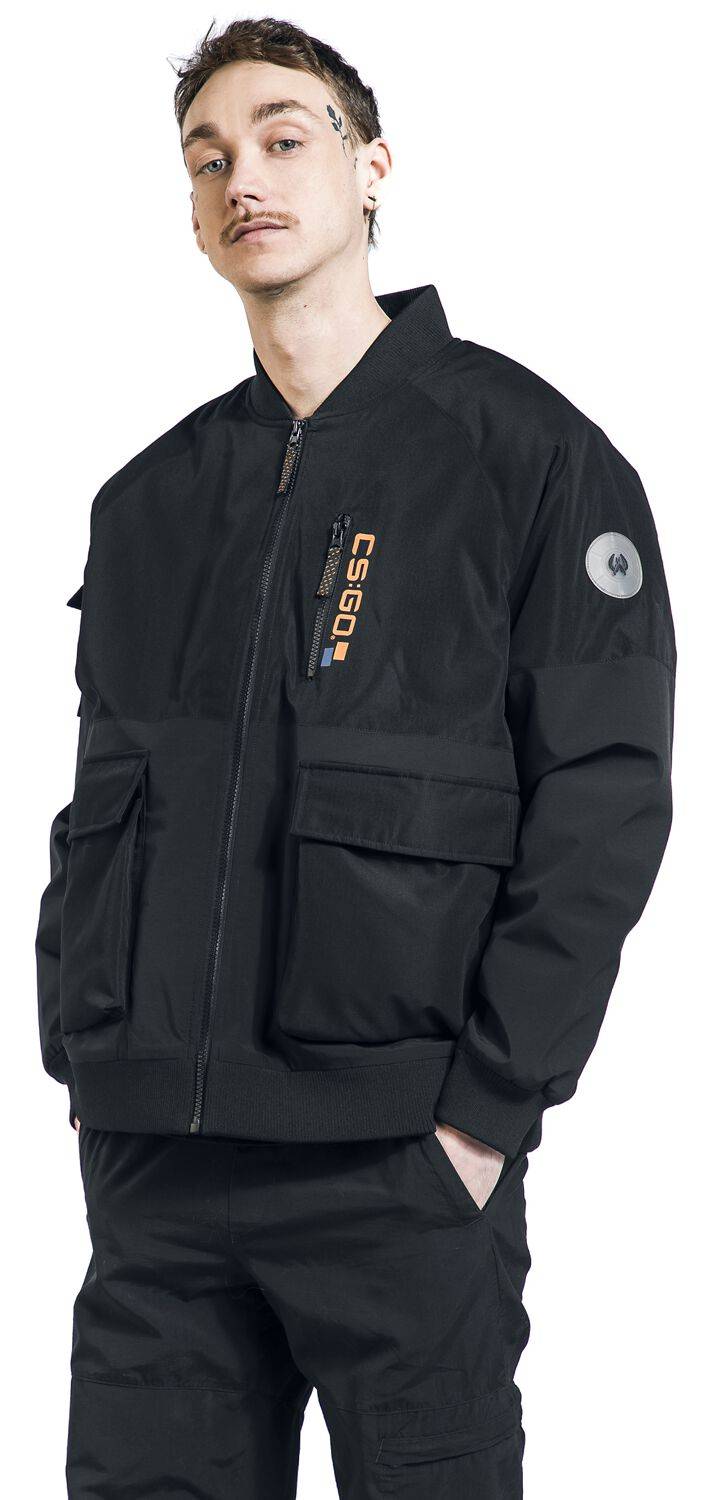 EMP "Global Offensive - CS:GO" Bomberjacke Schwarz Von Counter-Strike