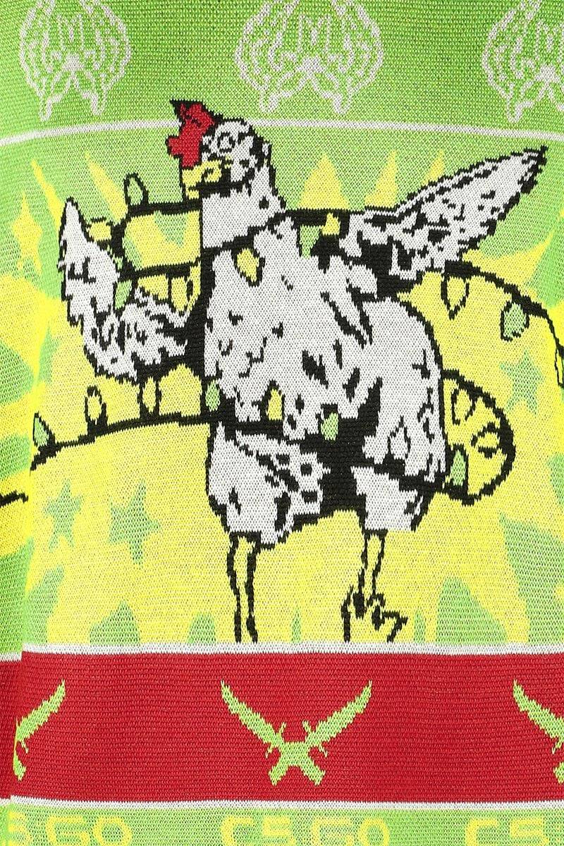 EMP "Global Offensive - CS:GO - Chicken" Weihnachtspullover Multicolor Von Counter-Strike