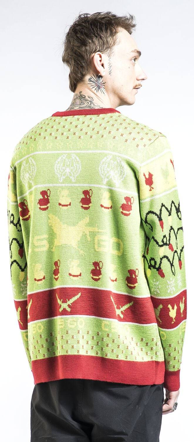 EMP "Global Offensive - CS:GO - Chicken" Weihnachtspullover Multicolor Von Counter-Strike