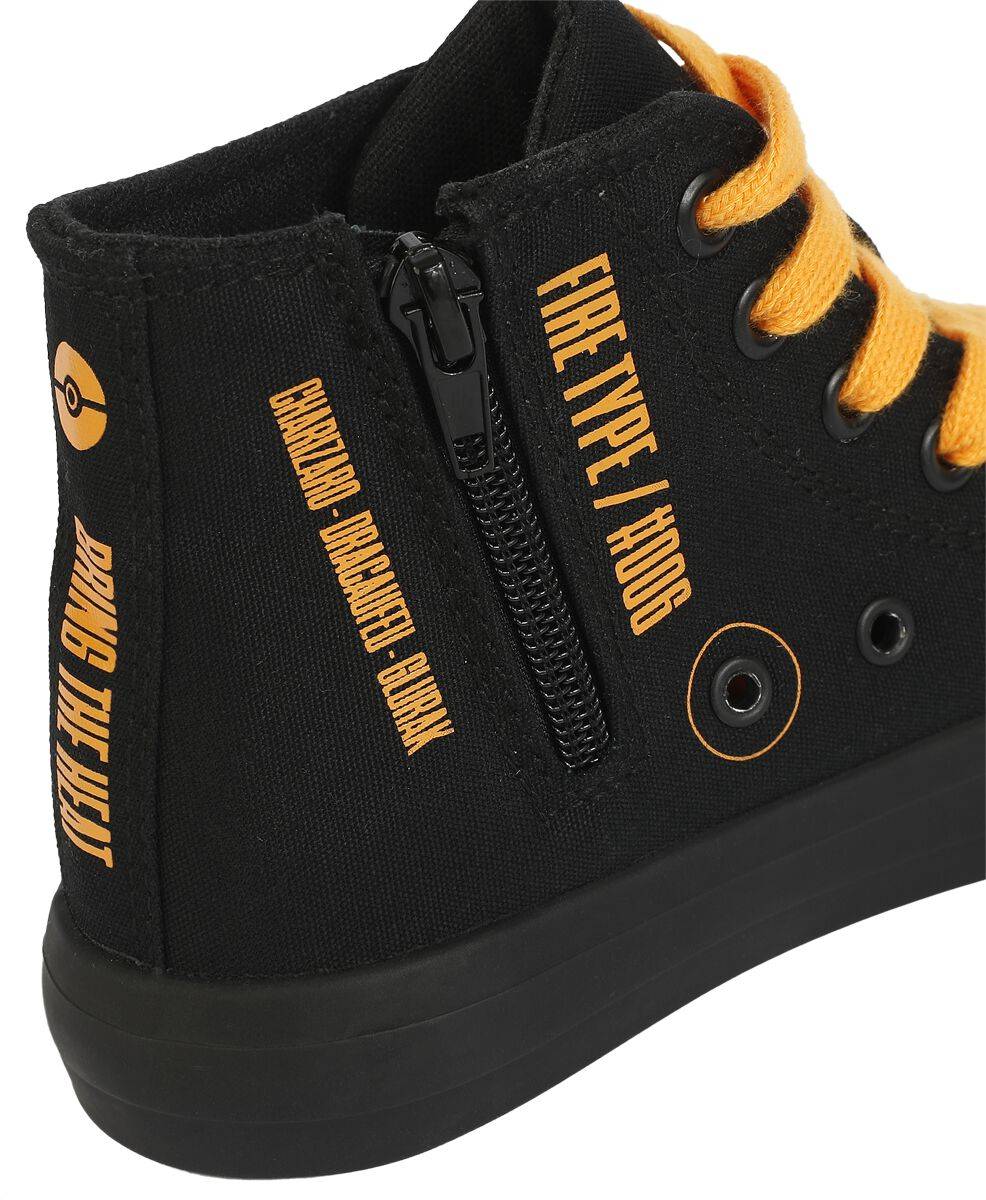 EMP "Glurak - Bring The Heat" Kinder Sneaker Schwarz Von Pokémon