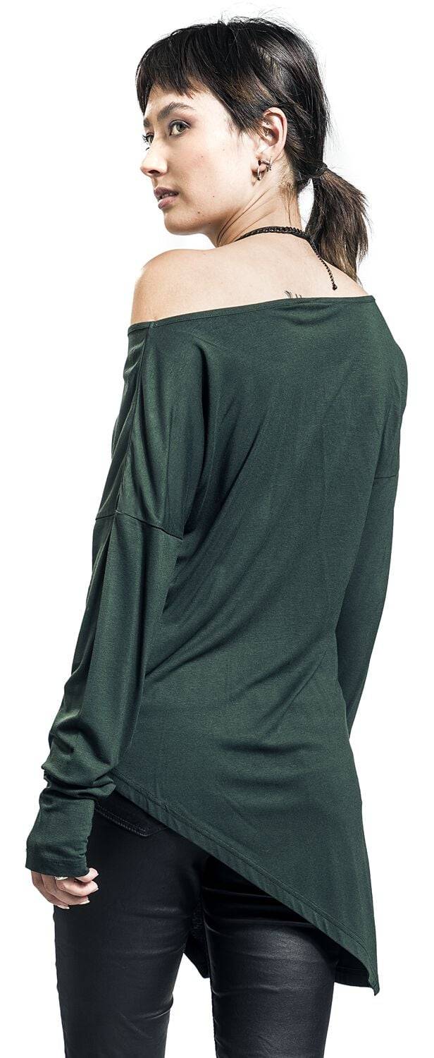 EMP "Golden Logo" Langarmshirt Grün Von Black Panther