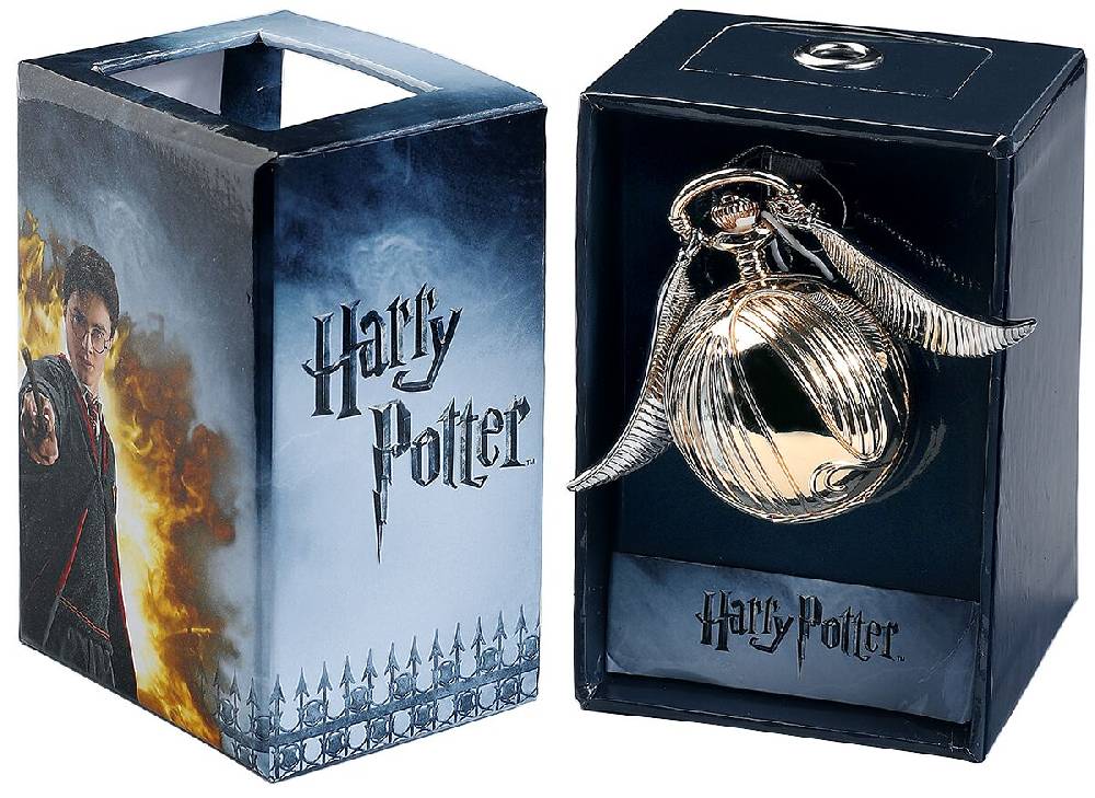 EMP "Goldener Schnatz" Kettenuhr Goldfarben Von Harry Potter