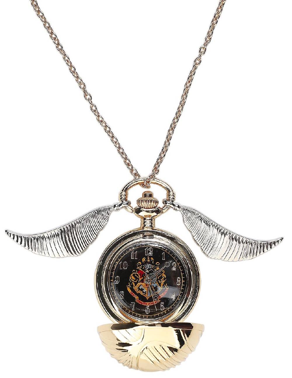 EMP "Goldener Schnatz" Kettenuhr Goldfarben Von Harry Potter