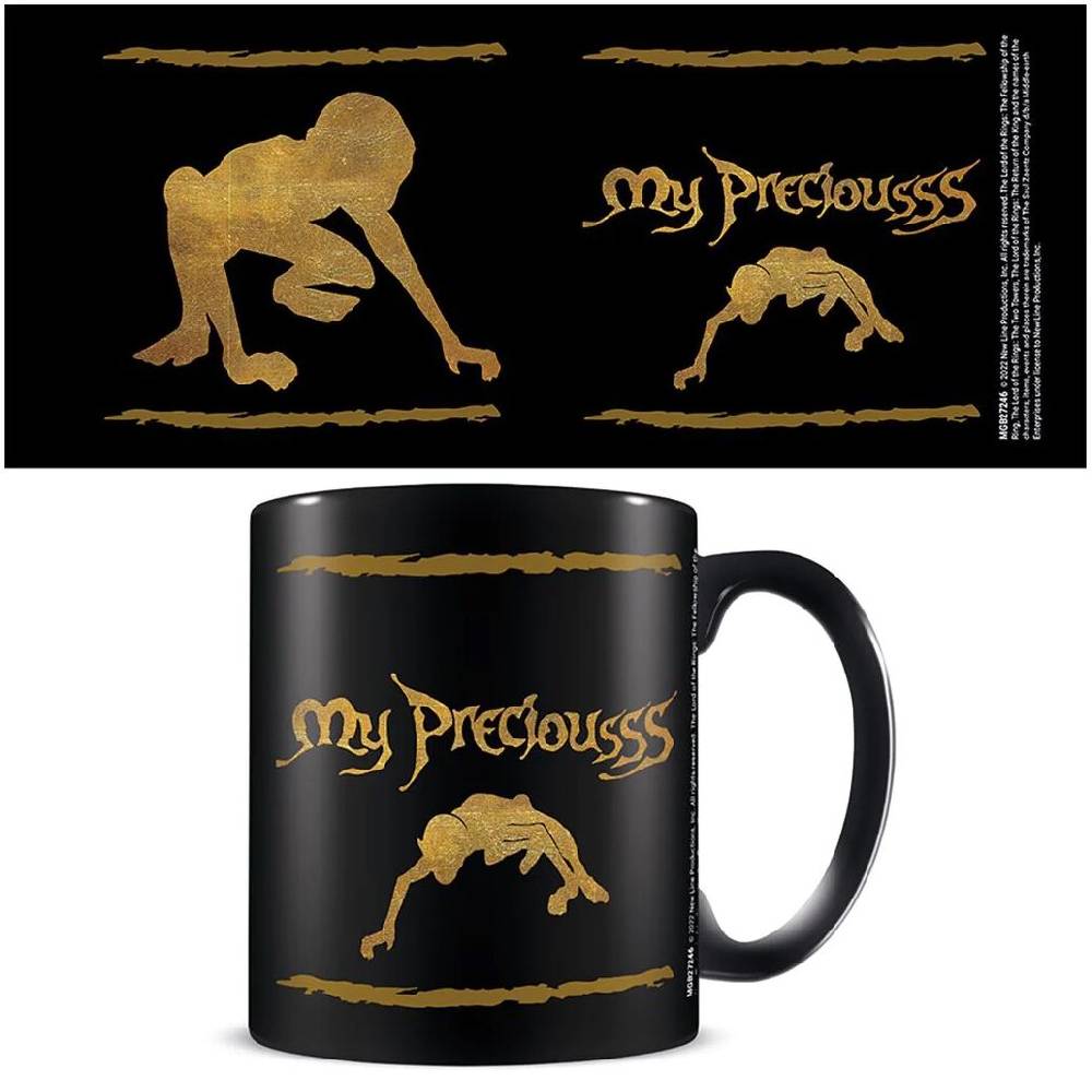 EMP "Gollum - My Precious" Tasse schwarz von Der Herr der Ringe