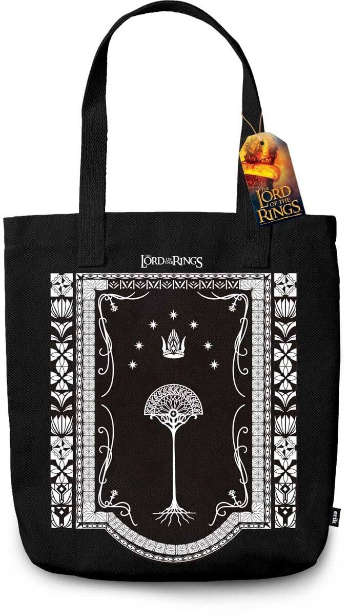 EMP "Gondor" Stofftasche schwarz/weiß von Der Herr der Ringe