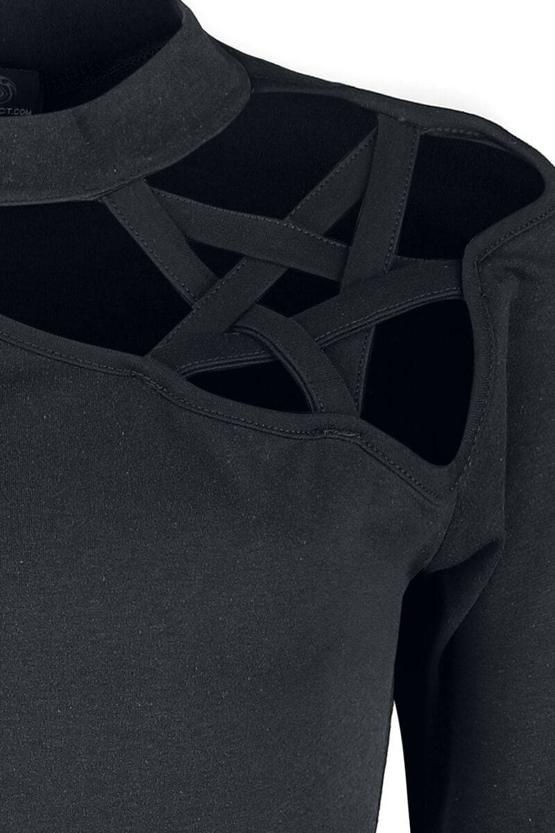 EMP "Gothic Elegance" Langarmshirt Schwarz Von Spiral