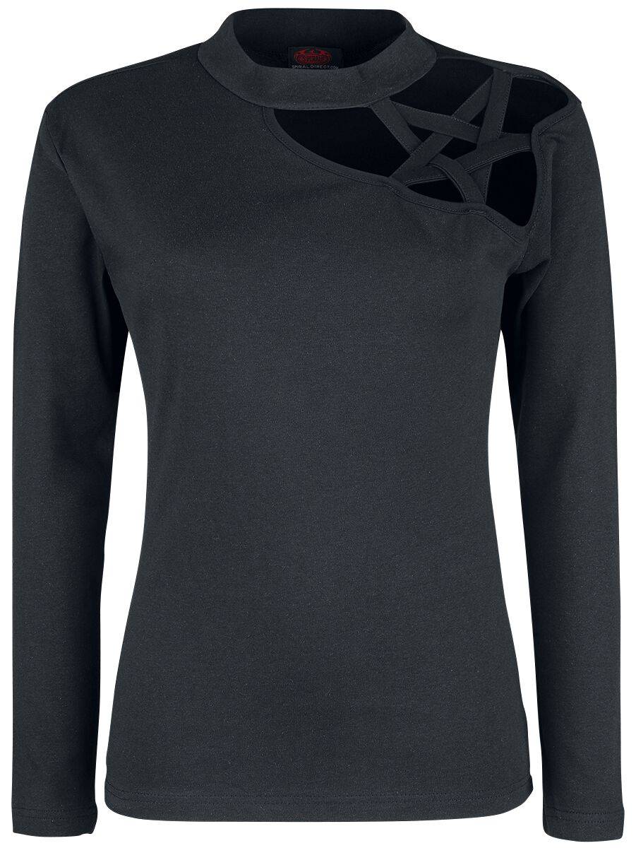 EMP "Gothic Elegance" Langarmshirt schwarz von Spiral