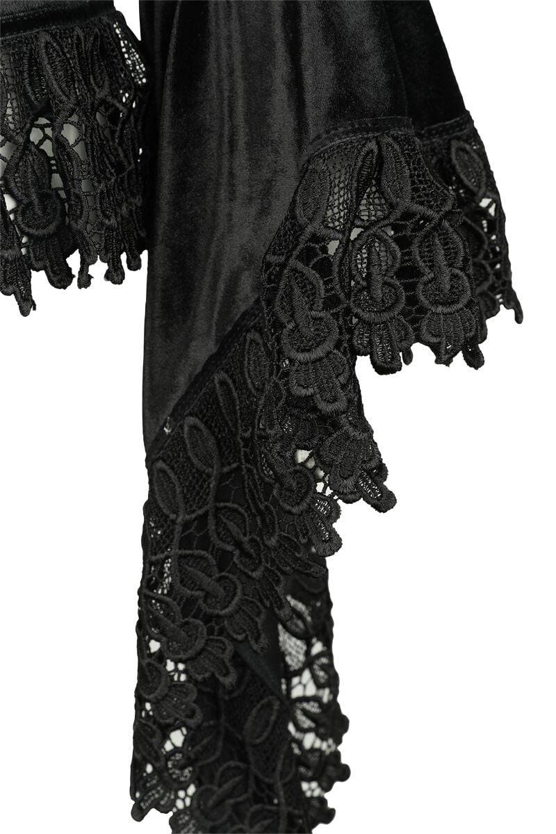 EMP "Gothic Longsleeve" Langarmshirt Schwarz Von Sinister Gothic