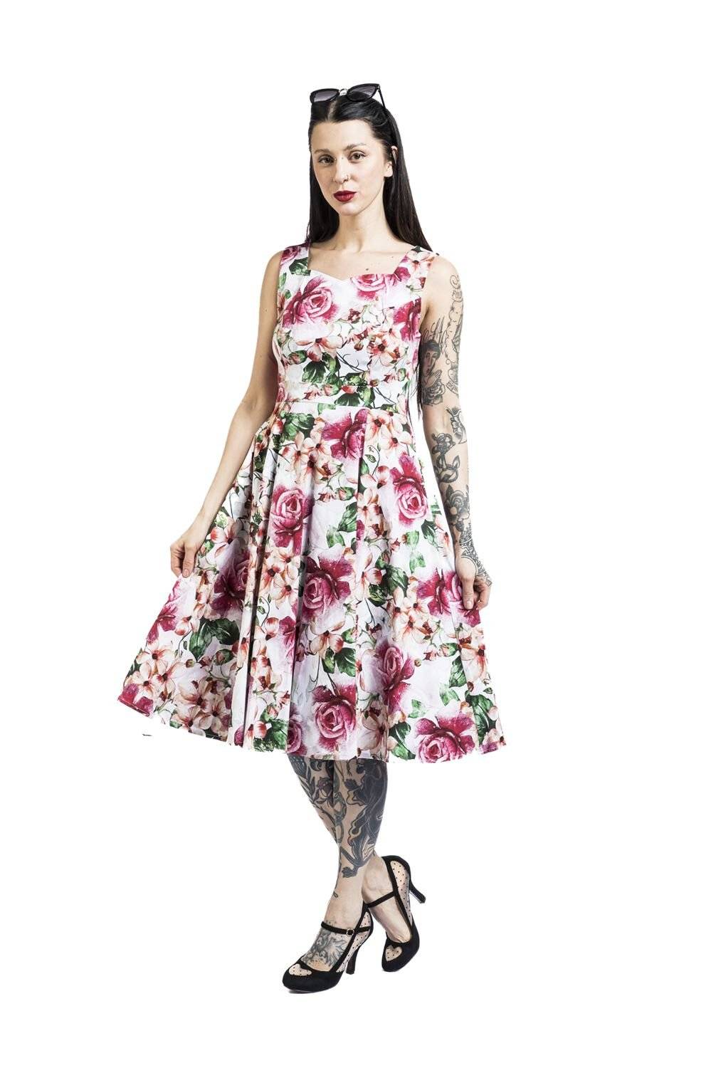 EMP "Gracie Floral Swing Dress" Mittellanges Kleid Multicolor Von H&R London