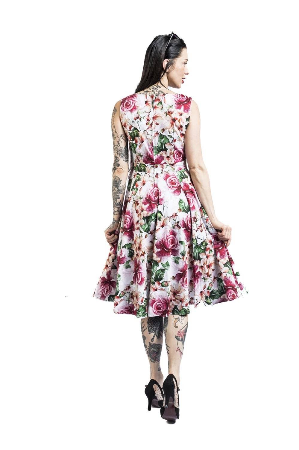 EMP "Gracie Floral Swing Dress" Mittellanges Kleid Multicolor Von H&R London