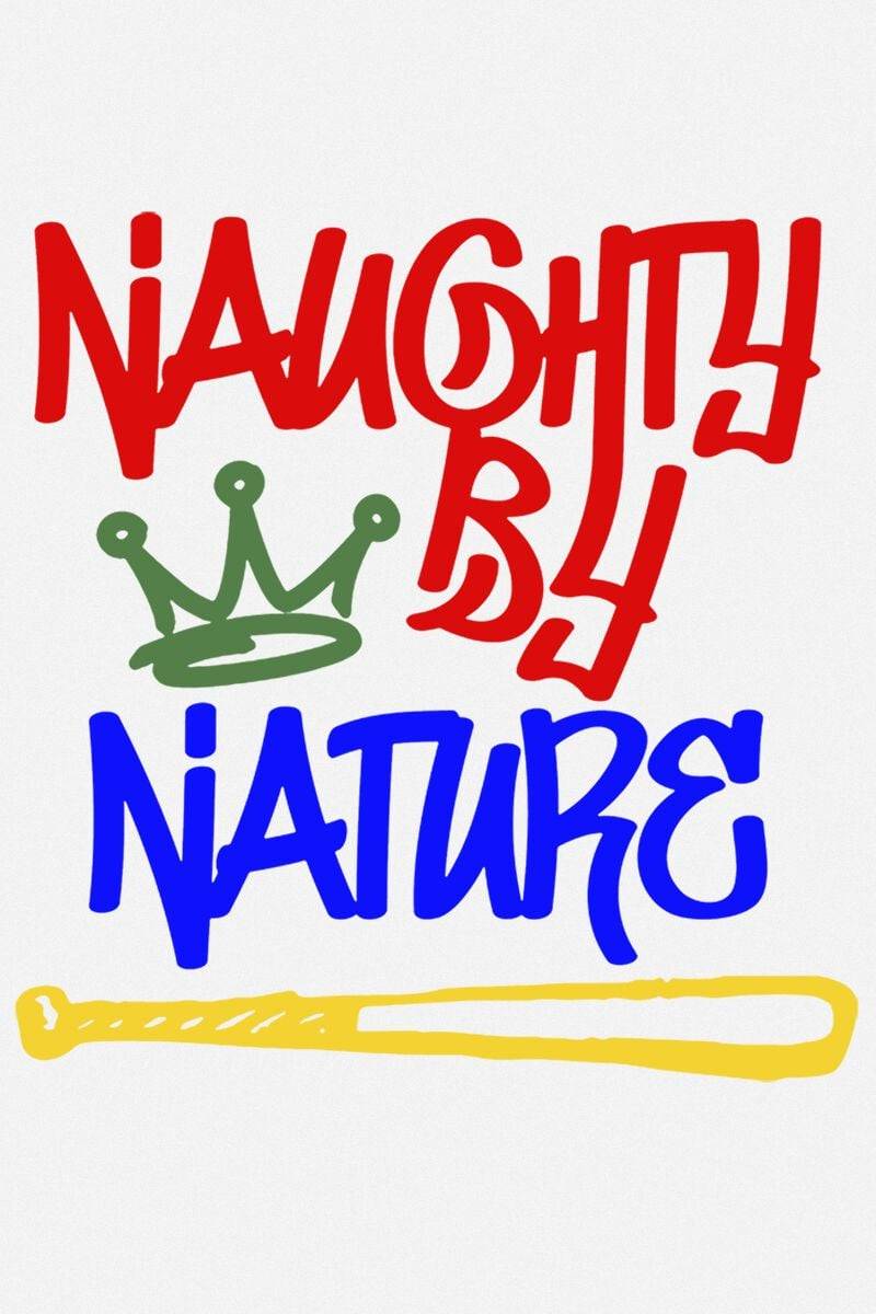 EMP "Graffiti Logo" Kapuzenpullover Weiß Von Naughty By Nature