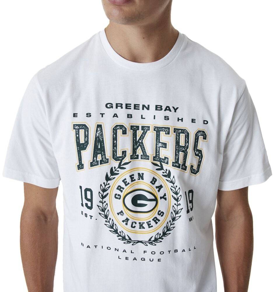 EMP "Green Bay Packers - Graphic Tee" T-Shirt weiß von New Era - NFL
