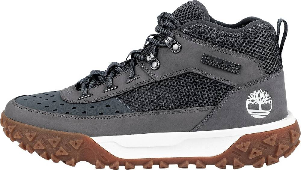 EMP "GreenStride Motion 6 Mid Lace Up Hiking Boot" Bikerboot Grau Von Timberland