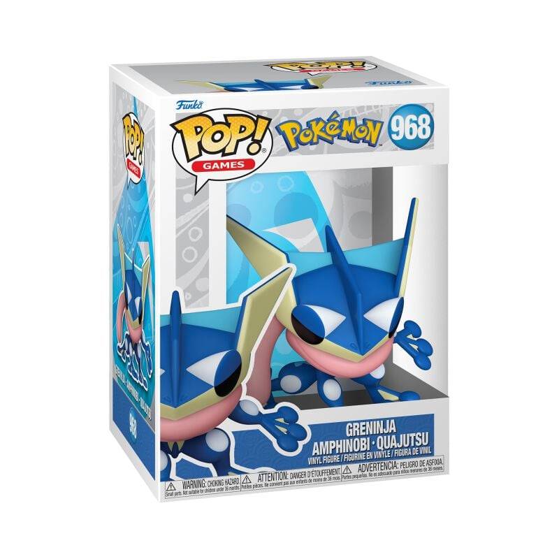 EMP "Greninja - Amphinobi - Quajutsu Vinyl Figur 968" Funko Pop! multicolor von Pokémon
