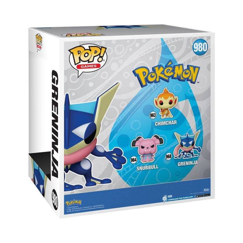 EMP "Greninja (Jumbo POP!) Vinyl Figur 980" Funko Pop! Multicolor Von Pokémon