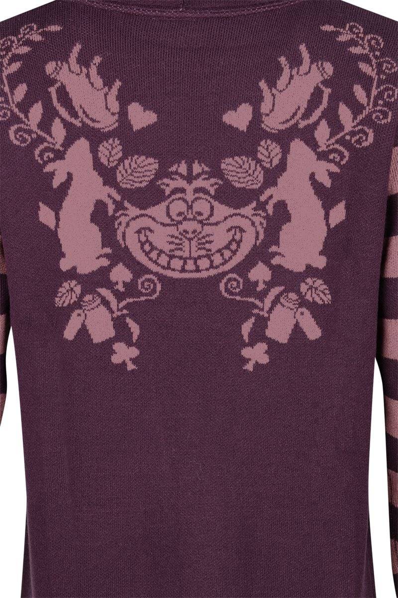 EMP "Grinsekatze" Cardigan Lila Von Alice Im Wunderland