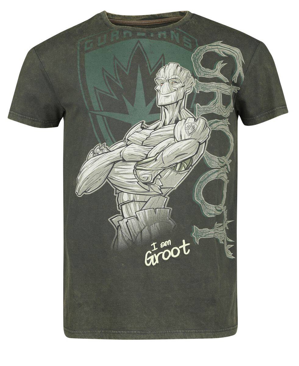 EMP "Groot" T-Shirt dunkelgrün von Guardians Of The Galaxy