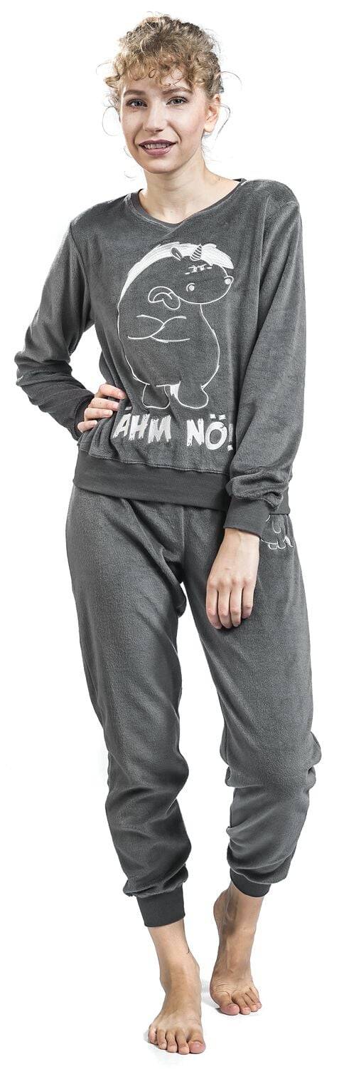 EMP "Grummeleinhorn - Ähm Nö!" Schlafanzug Grau Von Pummeleinhorn