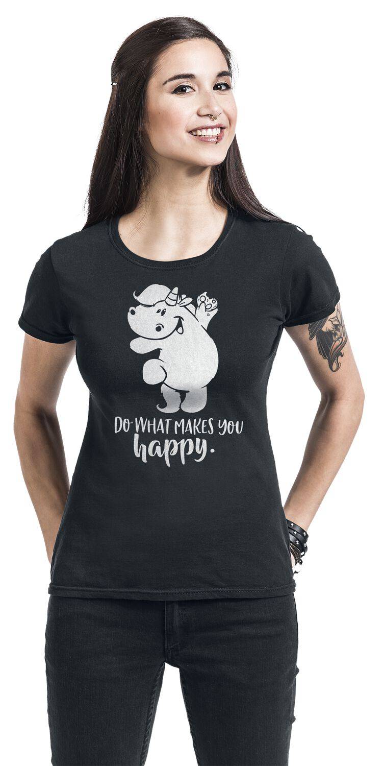 EMP "Grummeleinhorn - I Love Cookies" T-Shirt Schwarz Von Pummeleinhorn