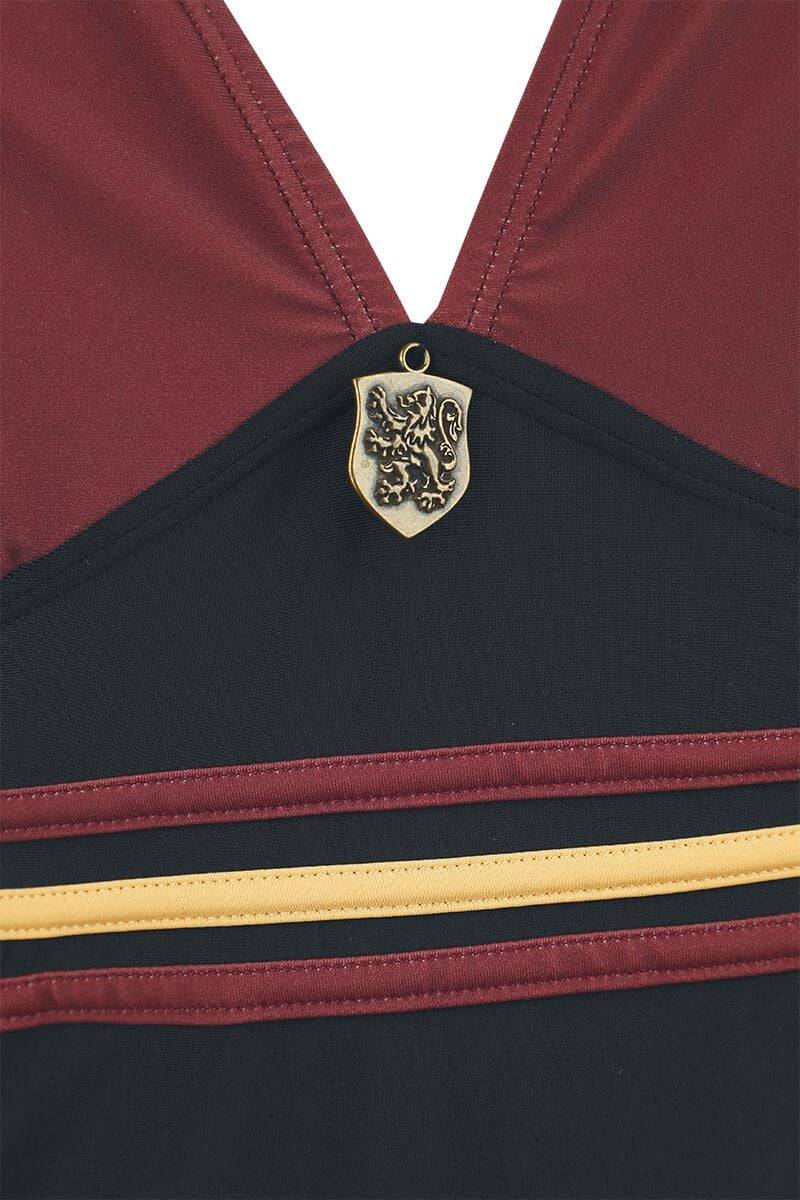 EMP "Gryffindor" Badeanzug Schwarz/bordeaux Von Harry Potter