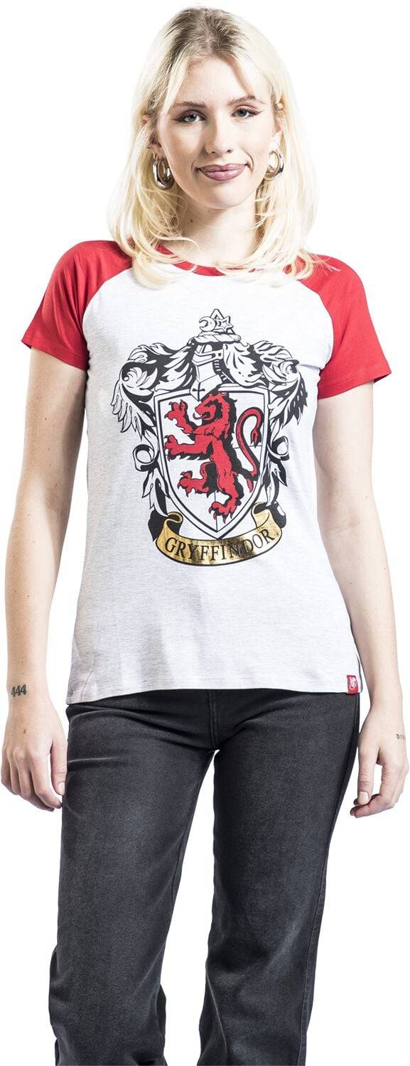 EMP "Gryffindor Gold" T-Shirt Rot/grau Von Harry Potter