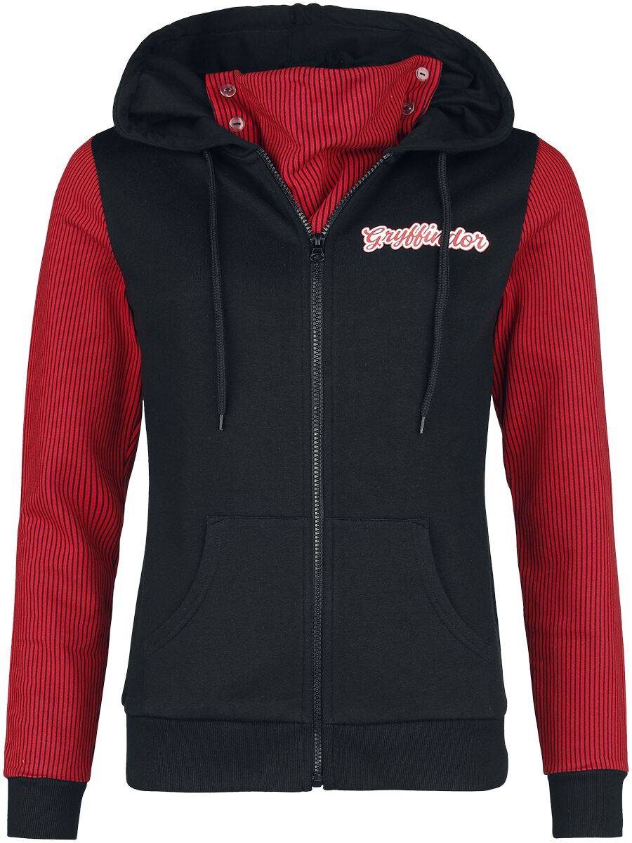 EMP "Gryffindor" Kapuzenjacke schwarz/rot von Harry Potter