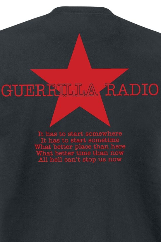 EMP "Guerilla Radio" T-Shirt Schwarz Von Rage Against The Machine