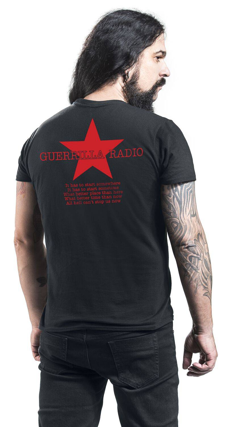 EMP "Guerilla Radio" T-Shirt Schwarz Von Rage Against The Machine