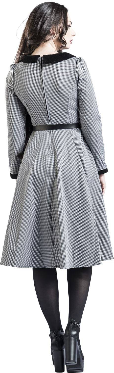 EMP "H&R London" Mittellanges Kleid Grau/schwarz Von H&R London