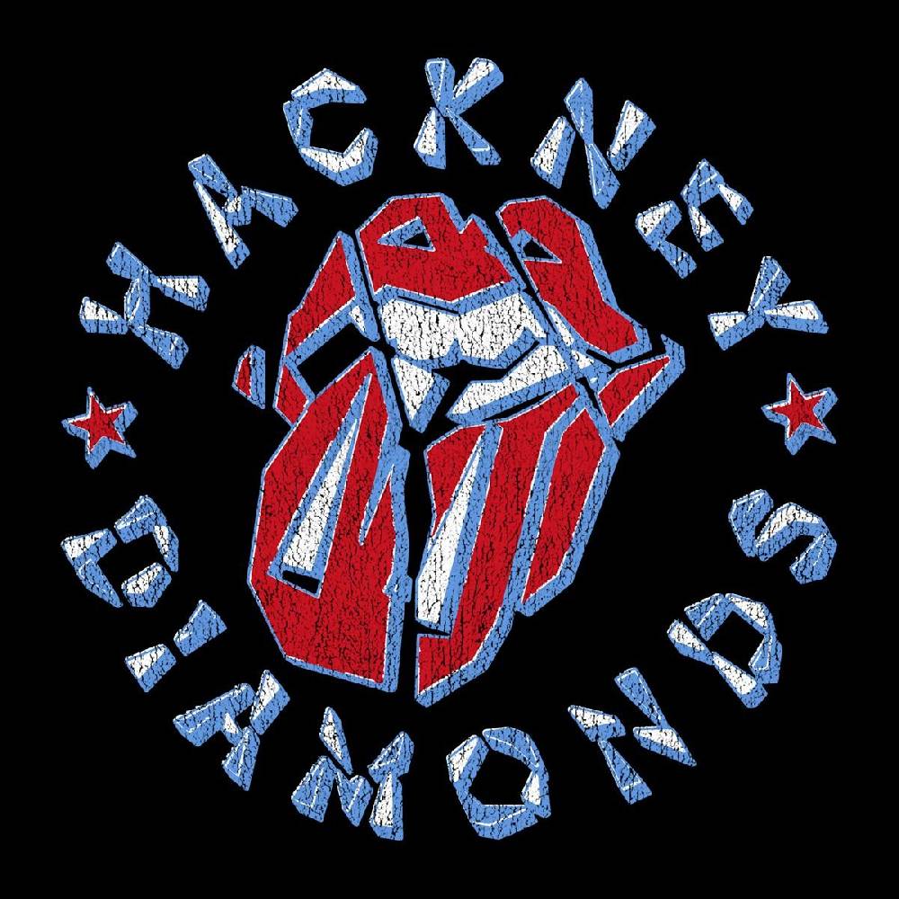EMP "Hackney Diamonds Circle Tongue" T-Shirt Schwarz Von The Rolling Stones