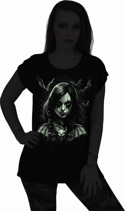 EMP "Hallow's Eve - Glow In The Dark" T-Shirt Schwarz Von Spiral