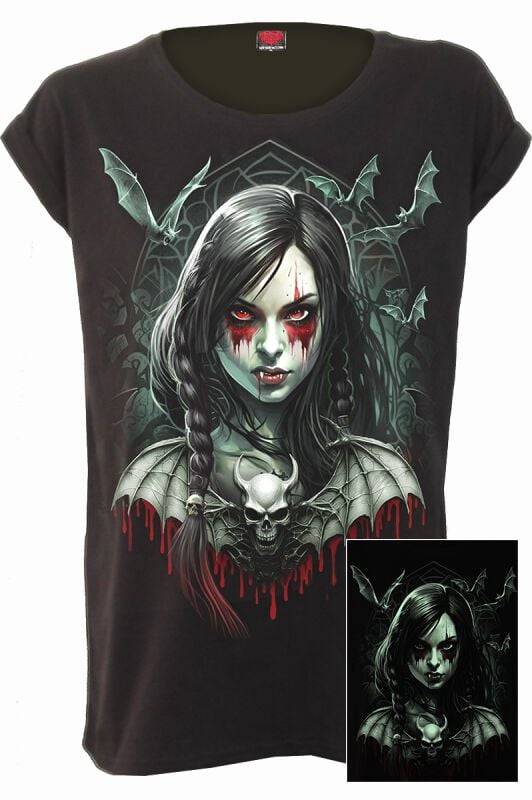 EMP "Hallow's Eve - Glow In The Dark" T-Shirt schwarz von Spiral