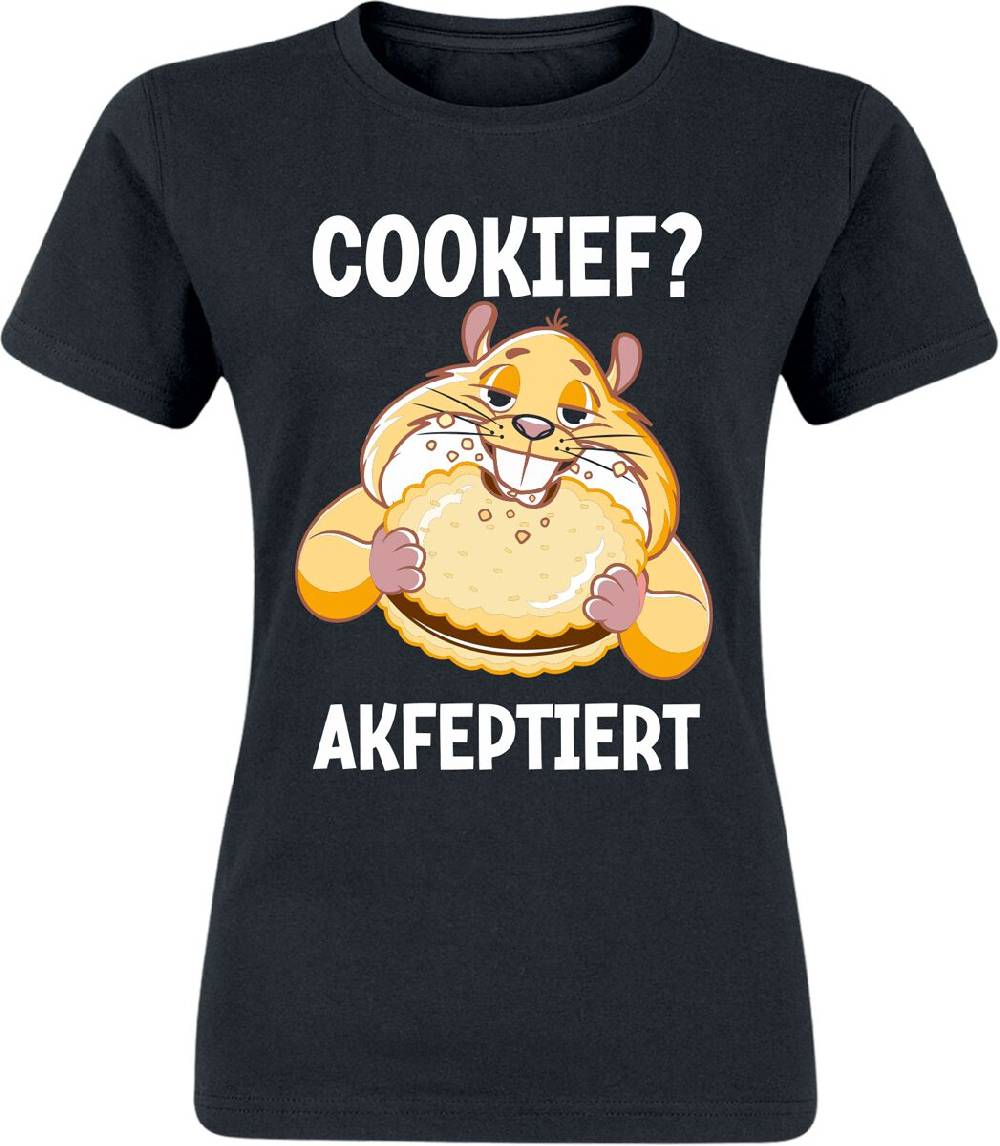 EMP "Hamster IT Cookief? Akfepiert" T-Shirt schwarz von Tierisch