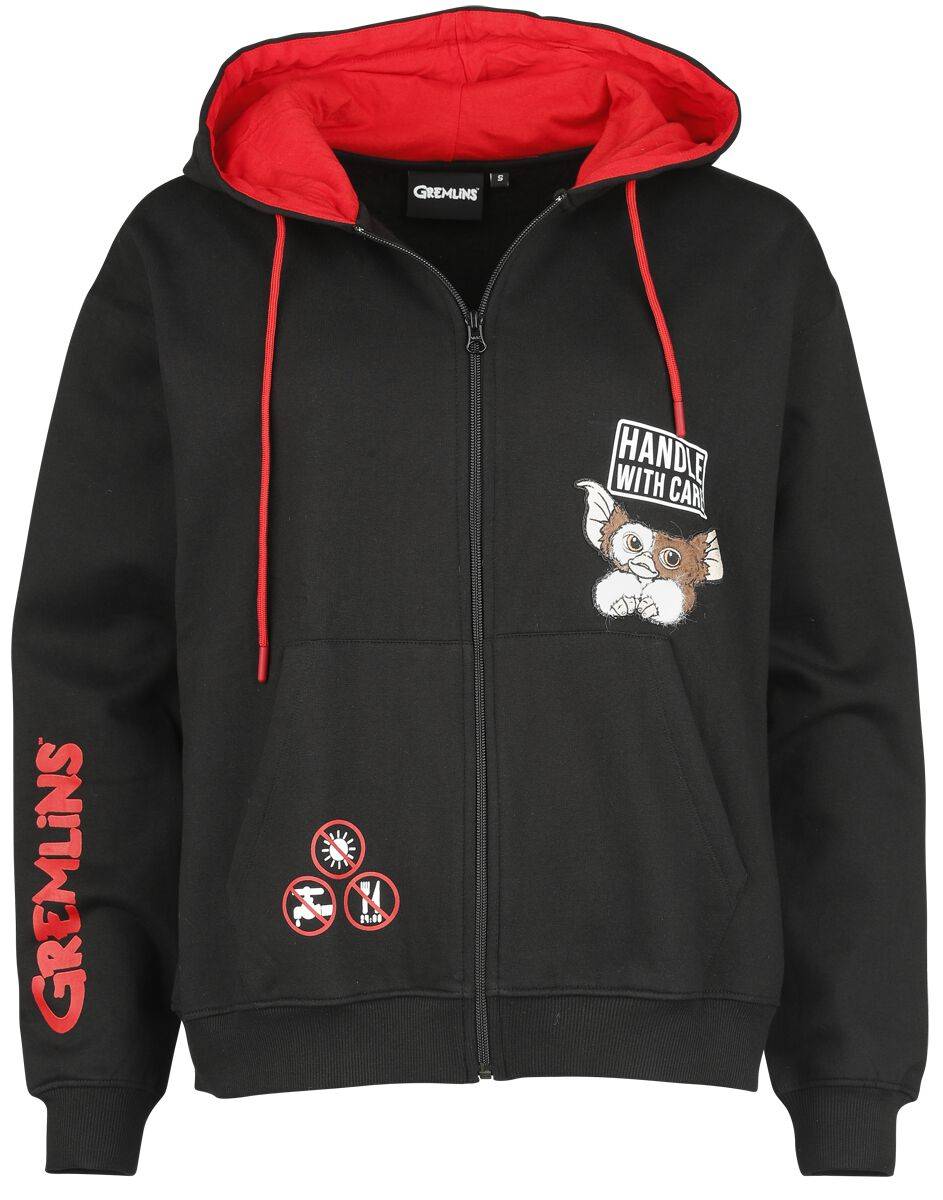EMP "Handle With Care" Kapuzenjacke schwarz von Gremlins
