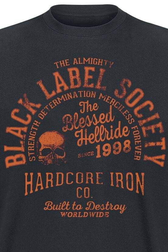 EMP "Hardcore Hellride" T-Shirt Schwarz Von Black Label Society