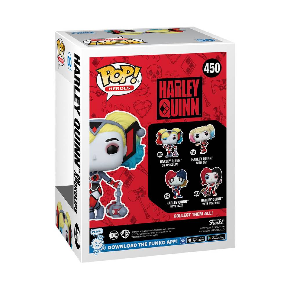 EMP "Harley On Apokolips Vinyl Figur 450" Funko Pop! Von Harley Quinn